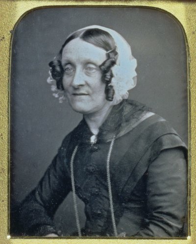 Sarah Faraday, vrouw van Michael Faraday (1791-1867) 1840s-50s door English Photographer